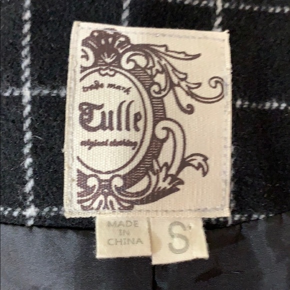 Tulle Coat Black - Picture 4 of 4